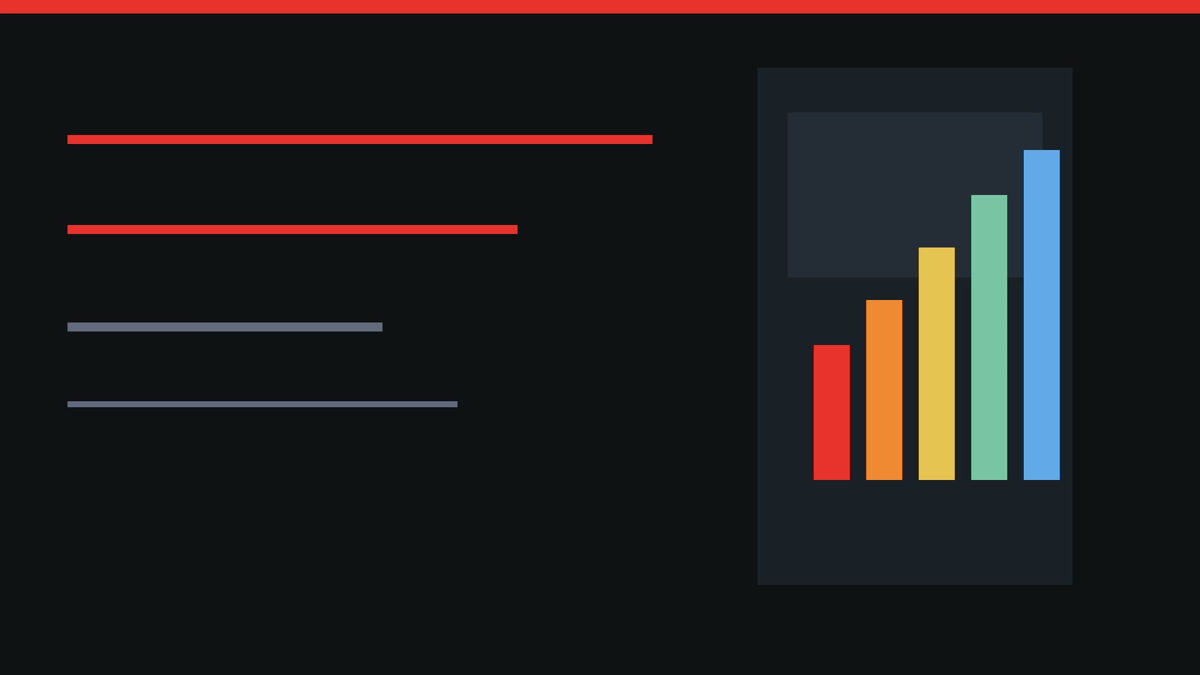 Abstract illustration of an IPO allotment result with rising bars